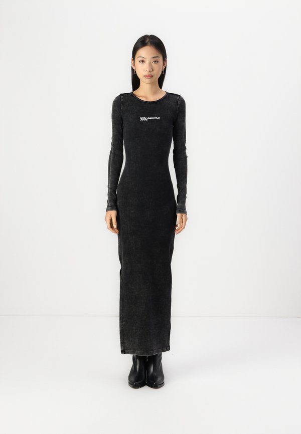 ACID WASH DRESS - Jerseykleid