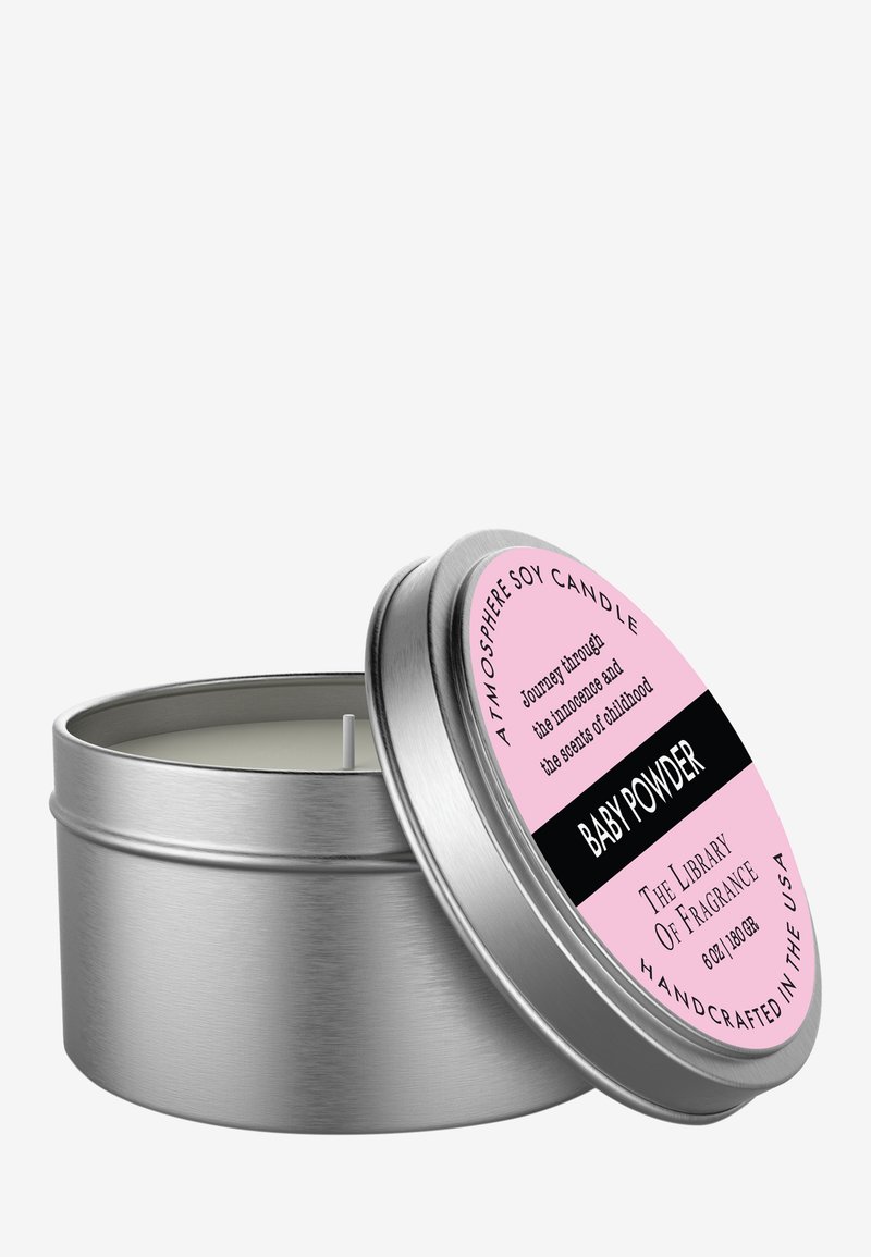 The Library of Fragrance - BABY POWDER HANDCRAFTED SOY CANDLE - Doftljus, Förstora