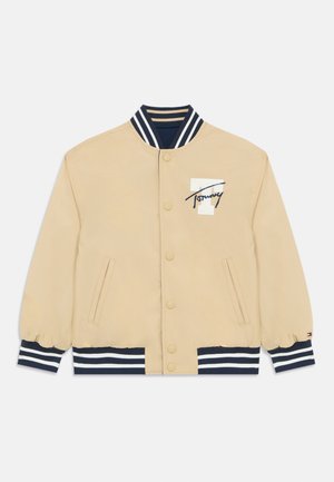 REVERSIBLE JACKET UNISEX - Blouson Bomber - gentle gold coloured/dark night navy