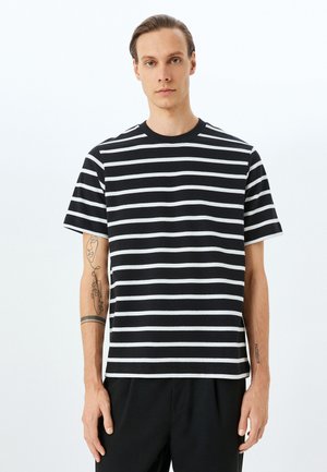 STRIPED - T-Shirt print - black