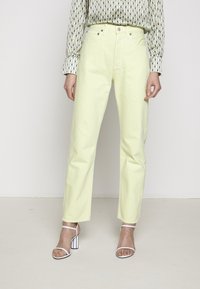 Agolde Vaqueros rectos - yellow