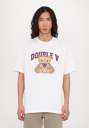 ASA BEAR - T-shirts med print - bright white