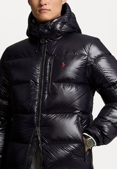 Polo Ralph Lauren THE GORHAM GLOSSED DOWN JACKET - Jakna ispunjena paperjem - black glossy