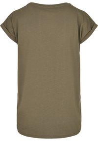 Urban Classics EXTENDED SHOULDER TEE - Pamata T-krekls - olive