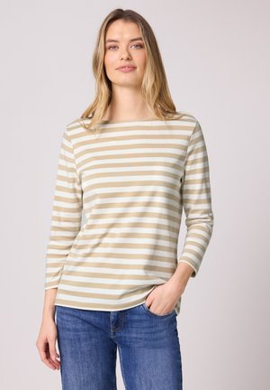 GESTREIFTES  - Maglietta a manica lunga - beige