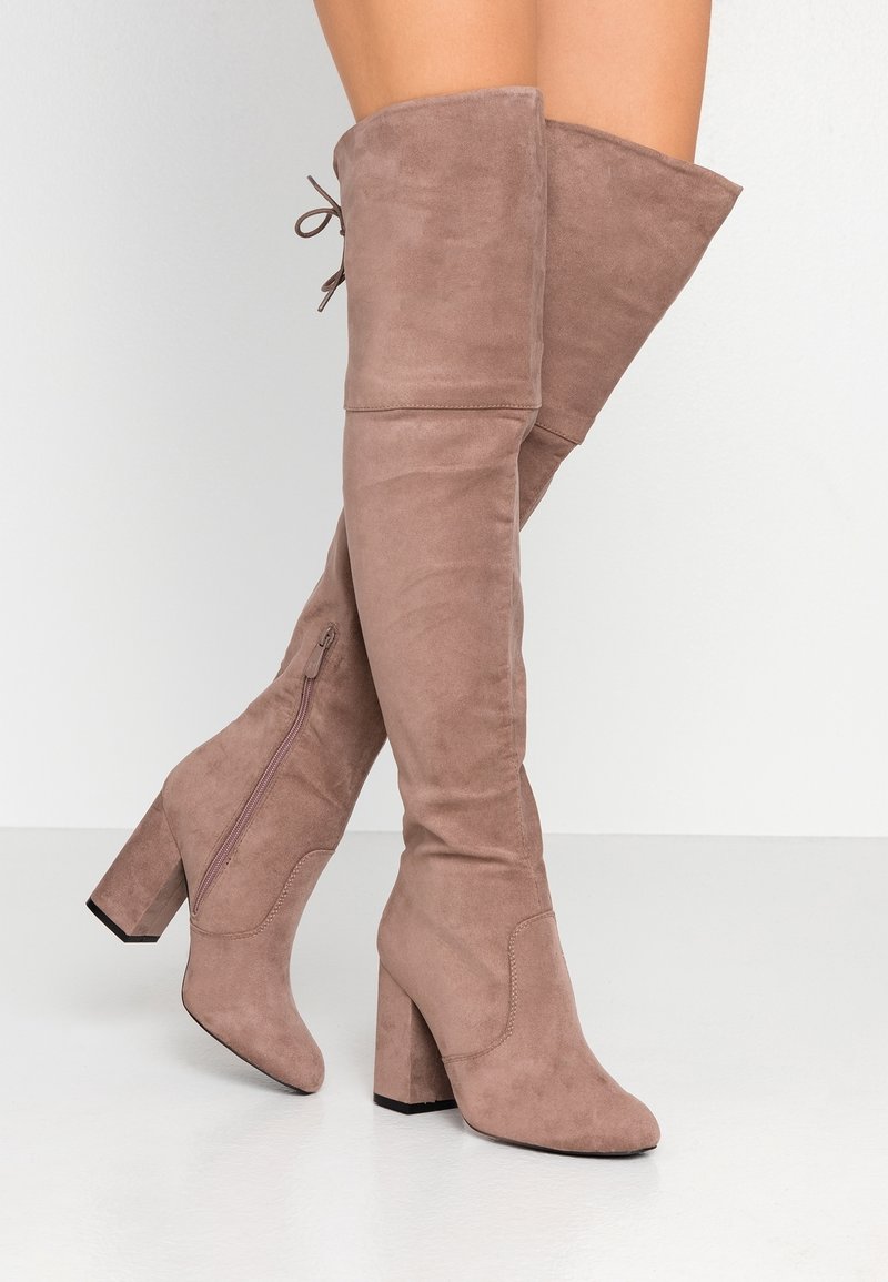 RAID Botas de tacón - beige