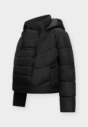 ONLY MATERNITY, OLMCLAIR MAMA PUFFER HOOD JACKET OTW - Пухено яке - black