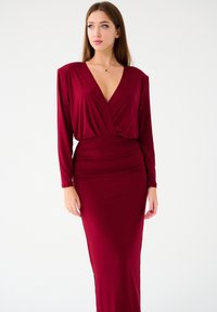 LEIMANN ANDREA - Robe longue - burgundy