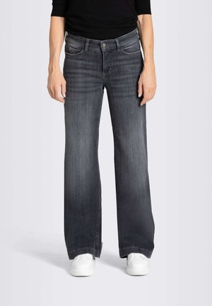 DREAM WIDE - Flared Jeans - modern black authentic