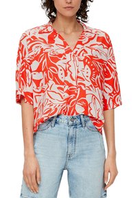 s.Oliver MIT FALTEN DETAIL - Bluse - orange