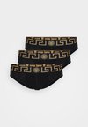 UNDERPANTS TOPEKA NEW LOGO 3 PACK - Slip - black/gold-coloured