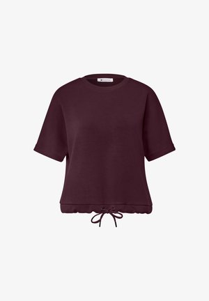 Street One, Basic T-shirt - rustic rouge