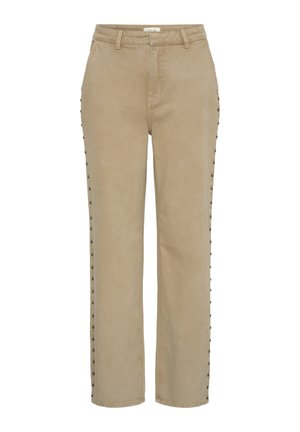 Cream, Jean droit - travertine