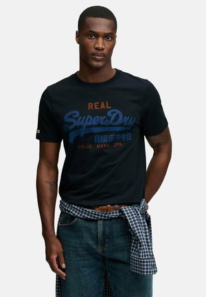 Superdry & Co, T-Shirt print - dunkelblau