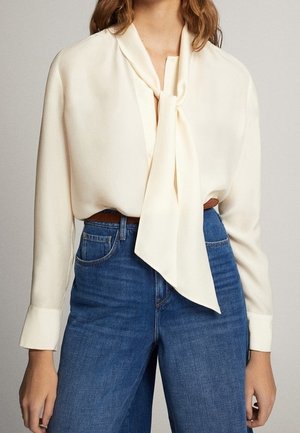 Massimo Dutti Skjortebluser - beige