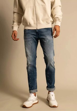 Jeans Straight Leg - destroyed denim
