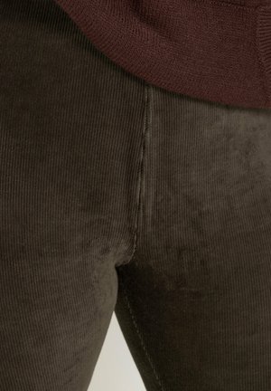 Yours Clothing, PLUS SIZE BASIC LEGGINGS - Legging - chocolate