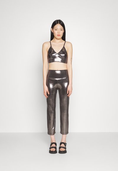 Norma Kamali SLIP BRA - Débardeur - black