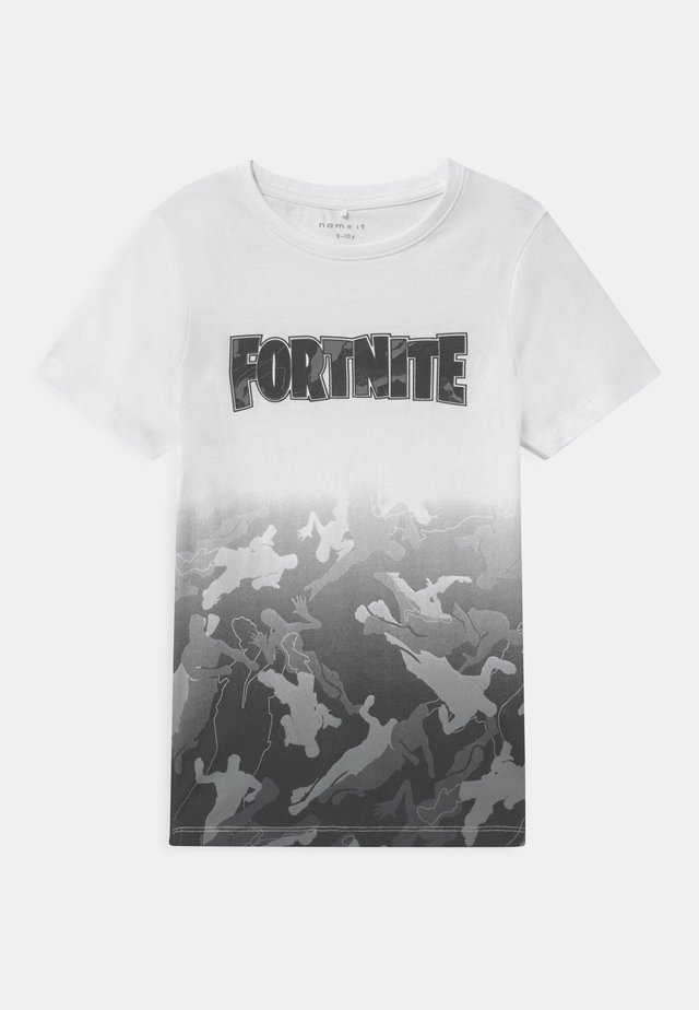 NKMFORTNITE - T-shirt imprimé - bright white
