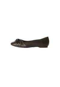 REGULAR FIT - TWIST DETAIL - Ballerinaskor - black pu