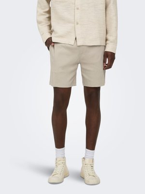 Only & Sons SHORTS ONSEDDIE LOCKER GESCHNITTEN SHORTS - Pantalon de survêtement - silver lining
