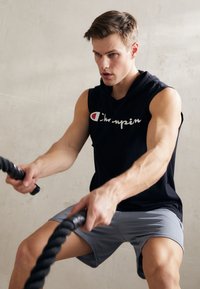 Champion ICONS HOODED SLEEVELESS - Top - black
