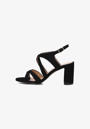 Notre-V Sandalen met hoge hak - camoscio nero