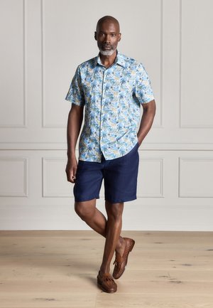 Next, REGULAR FIT - SIGNATURE LIBERTY SHORT SLEEVE SHIRT . - Hemd - blue palm