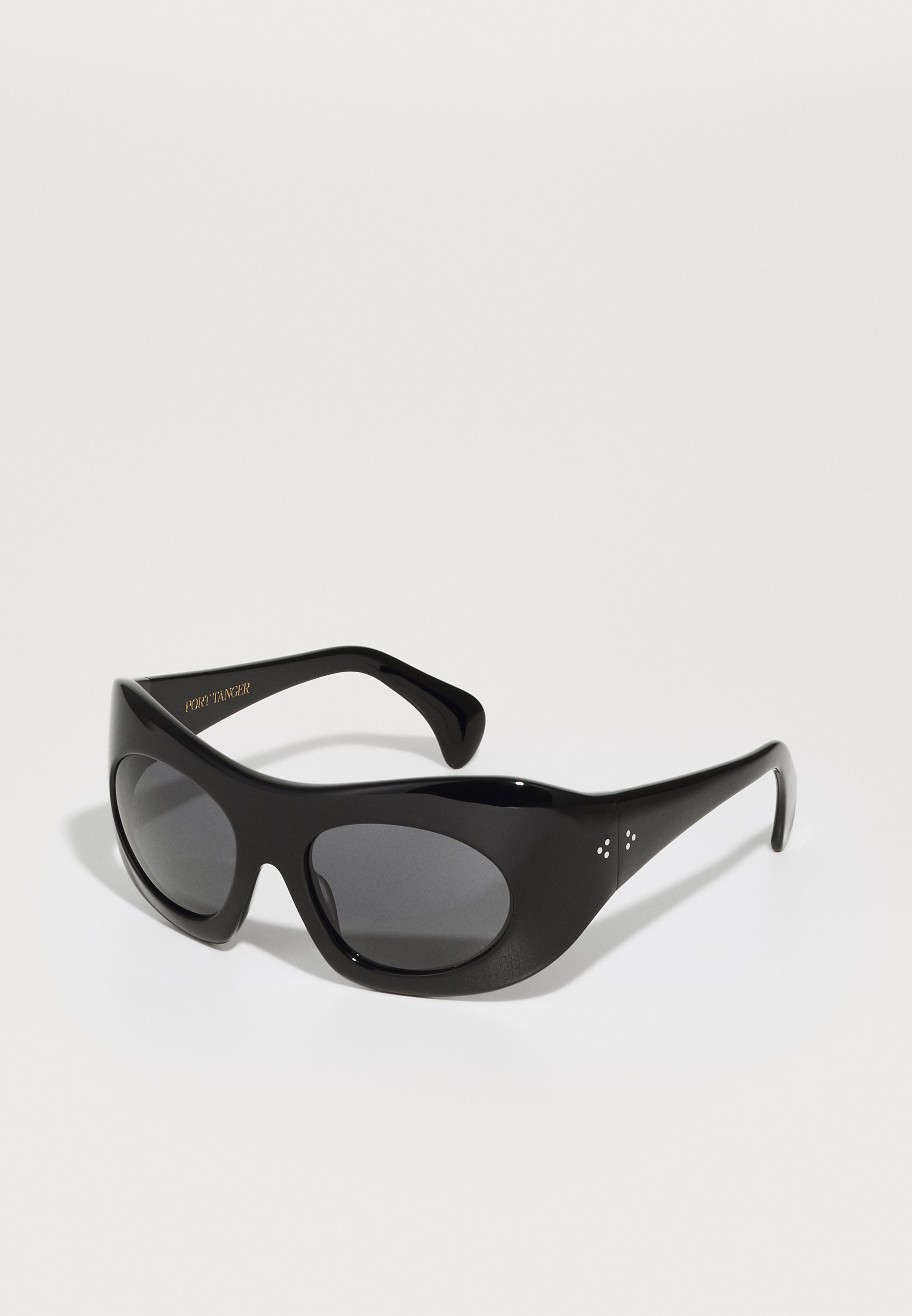 Occhiali Da Sole Pugs Throttlez Convertiti – Montatura Nera Lenti Gialle UV400 Con Rivestimento In Schiuma