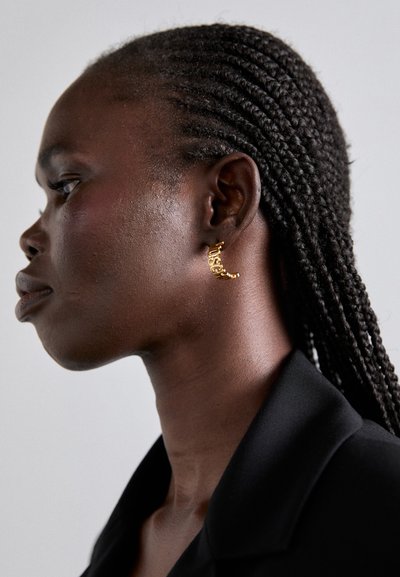 MOSCHINO LETTERINGEARRING - Ohrringe - gold-coloured