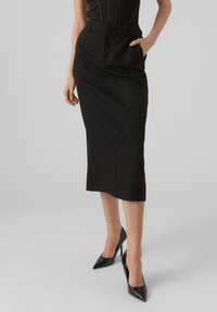 Vero Moda - VMAGATHA SKIRT - Kynähame - black Pienoiskuva 1