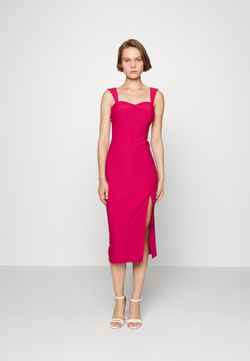 Abercrombie & Fitch WIDE STRAP CORSET MIDI DRESS Rochie cocktail