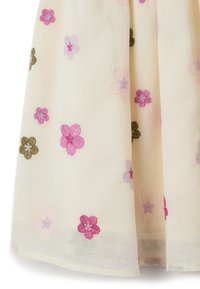 OVS WITH SMALL FLOWERS EMBROIDERY. - Vestido informal - cream white