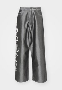 Jaded London CURRENCY SHINY COLOSSUS - Jean large - silver