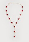 MULTI STONE Y NECK - Collar - gold-coloured/siam