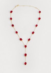 MULTI STONE Y NECK - Halsband - gold-coloured/siam