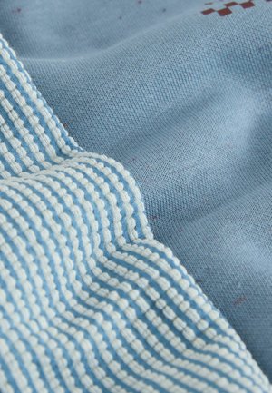 Next, REGULAR FIT - SWEATSHIRT AND TEXTURED TROUSERS SET - Sweatshirt - blue