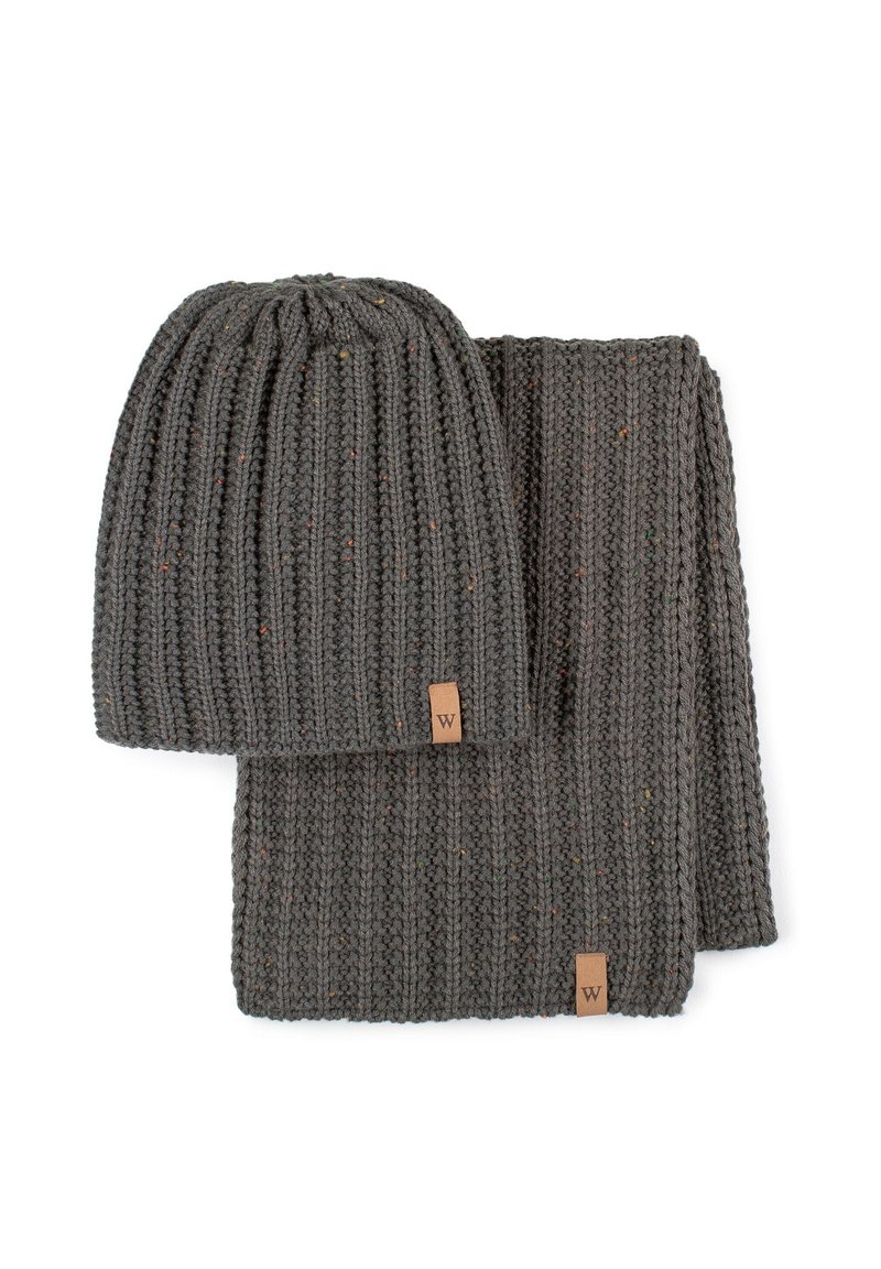 WITTCHEN SET - Écharpe - dark grey