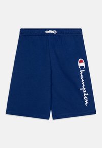 Champion - ICONS BERMUDA LARGE LOGO UNISEX - Treniņtērpa apakšdaļas - blue Miniatūras attēls 1