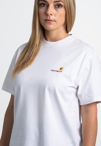 Carhartt WIP AMERICAN SCRIPT - Βα σικό μπλουζάκι - white
