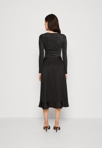 VILA VIELLETTE HW SU-EV - A-silueta svārki - black