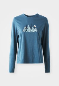 Columbia RUBY SPRINGS™ GRAPHIC TEE - Top dugih rukava - everblue