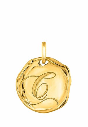 ARTESANAL CON INICIAL C - Colgante - golden