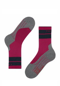 FALKE TK STABILIZING TREKKING MEDIUM CUSHIONING - Calze sportive - red