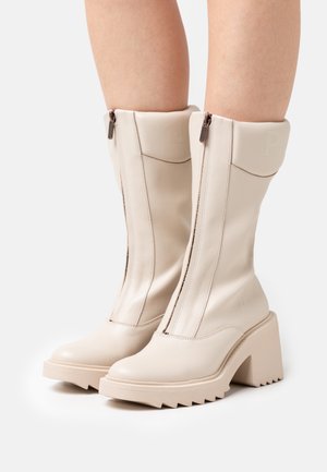 Pepe Jeans, Bottes à plateau - off-white