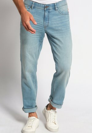 Relaxed fit jeans - bleached denim