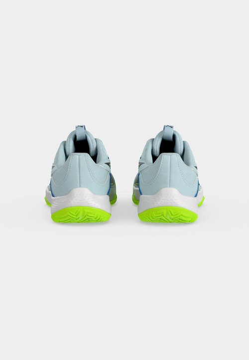 PUMA ACCELERATE JR 5 UNISEX - Handball shoes - aqua glow/white/green glare — photo 4