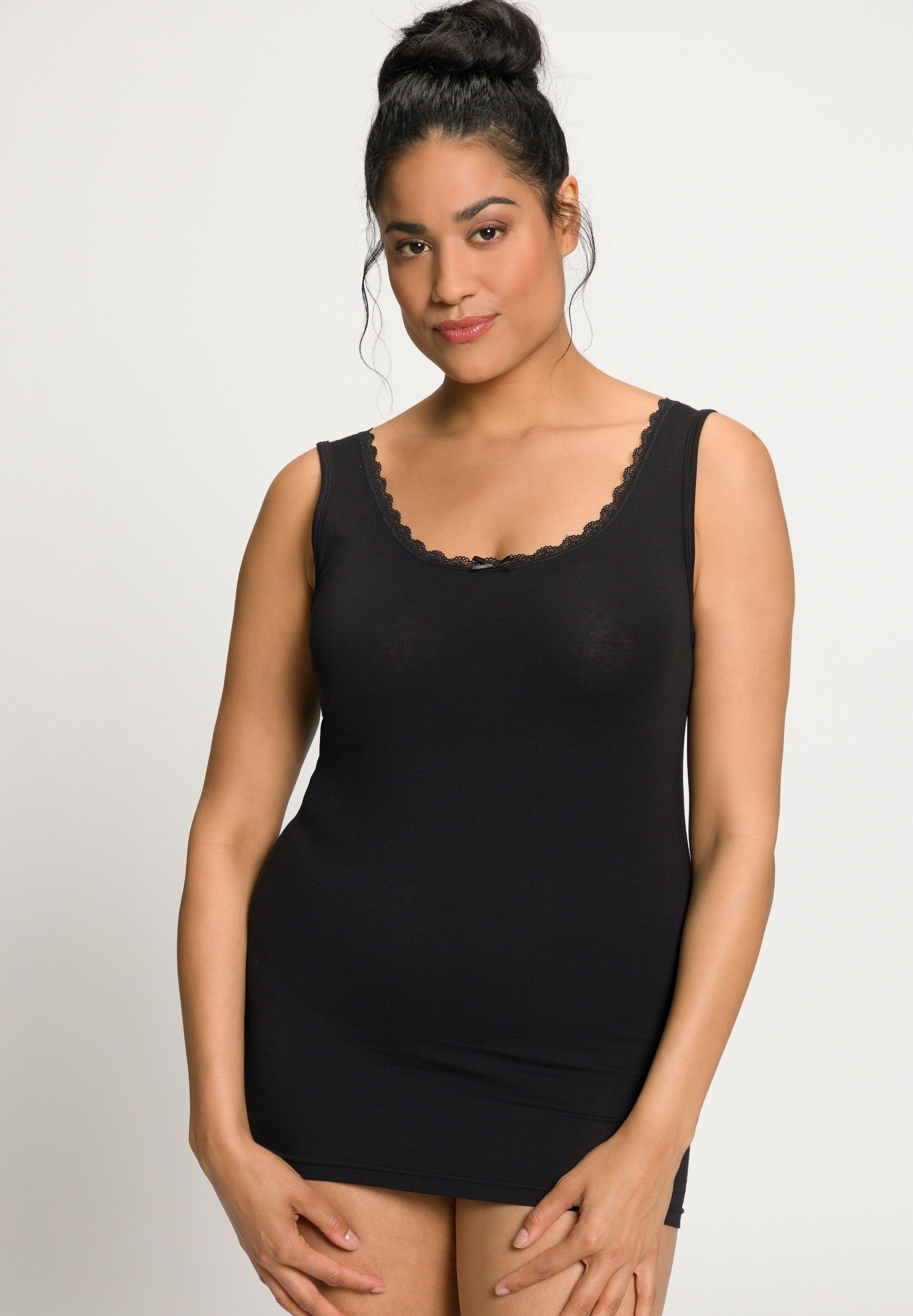 Ulla Popken Damen Bralette In Übergrößen – Spitze, Mit Nackenschnürung, Bequeme Plus Size Unterwäsche