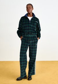 adidas Originals TARTAN - Donji dio pidžame - night indigo black shadow green