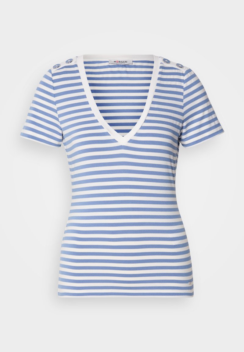 Morgan T-shirt print lichtblauw